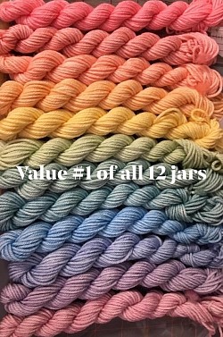 All Values #1 from all 12 jars